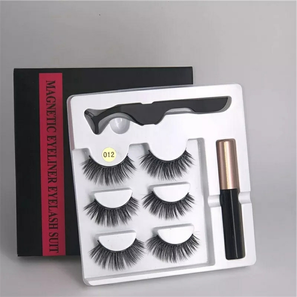 Magnetic eyelashes set